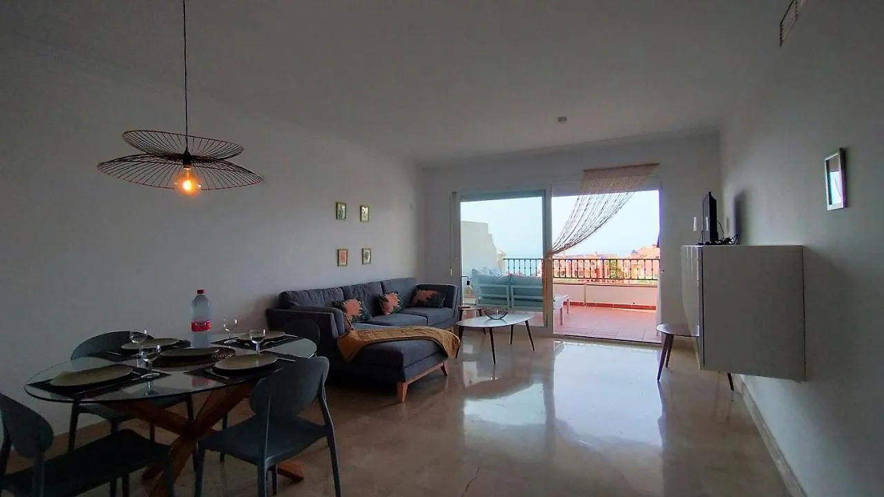 Apartment Las Palmeras, Vue Mer Panoramique Frontale, Tout Confort, Avec Parking Sitio de Calahonda Spain