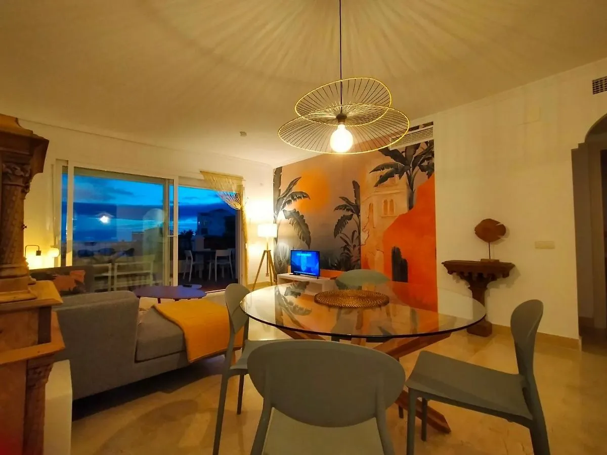 Las Palmeras, Vue Mer Panoramique Frontale, Tout Confort, Avec Parking Sitio de Calahonda